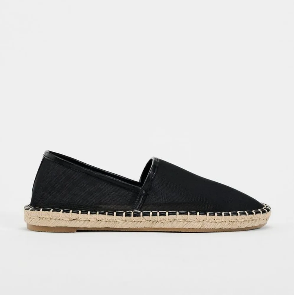 Zara Mesh Espadrilles NWT